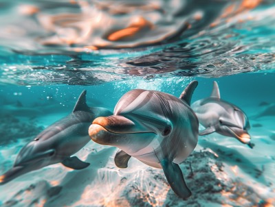 Swimming with dolphins in Punta Cana