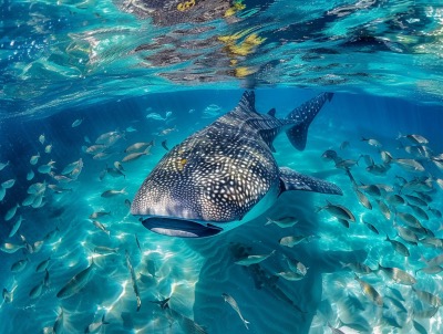 Swimming with whales
