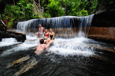 Tabacon hot springs in Arenal