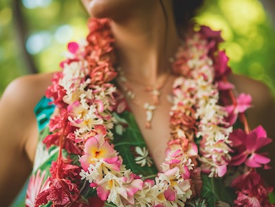 Traditional Lei Greeting on O’ahu