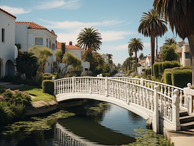 Venice Canals and Walkways in Los Angeles