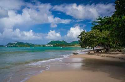 Vigie beach in St. Lucia