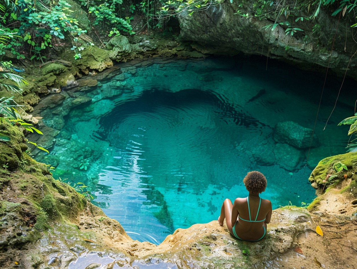 Visit Blue Hole in Montego Bay