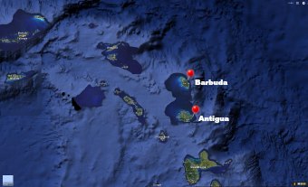 Where is Antigua on the map
