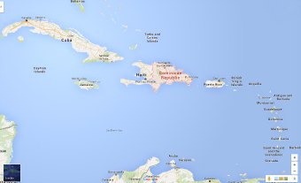 Where is Dominican Republic - Close Up