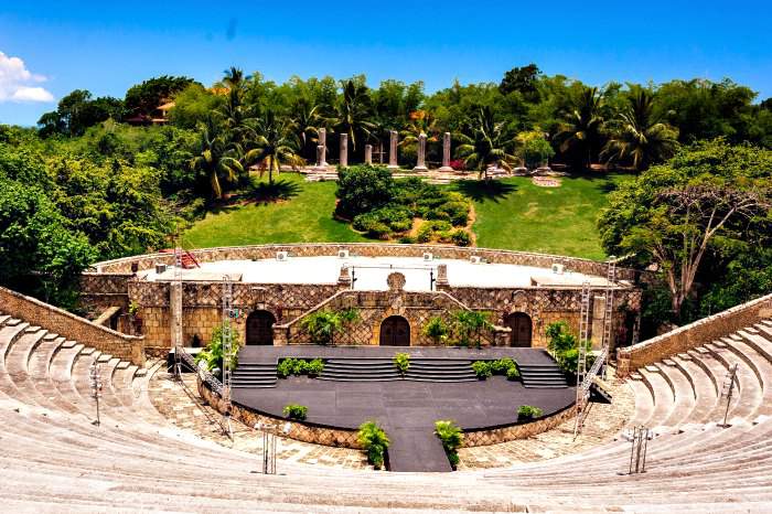 Amphitheater in Altos De Chavon Village in La Romana