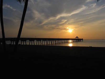 Deerfield Beach International Fishing Pier in Boca Raton