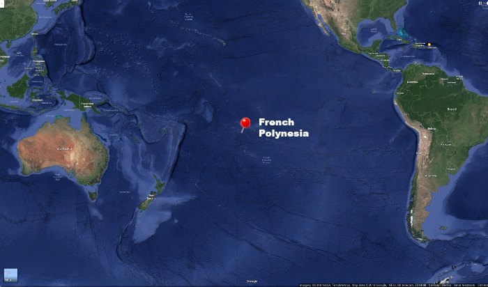 French Polynesia Map