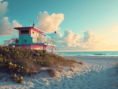 Hang out at South Beach in Miami