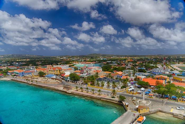 Kralendijk - capital city of Bonaire 