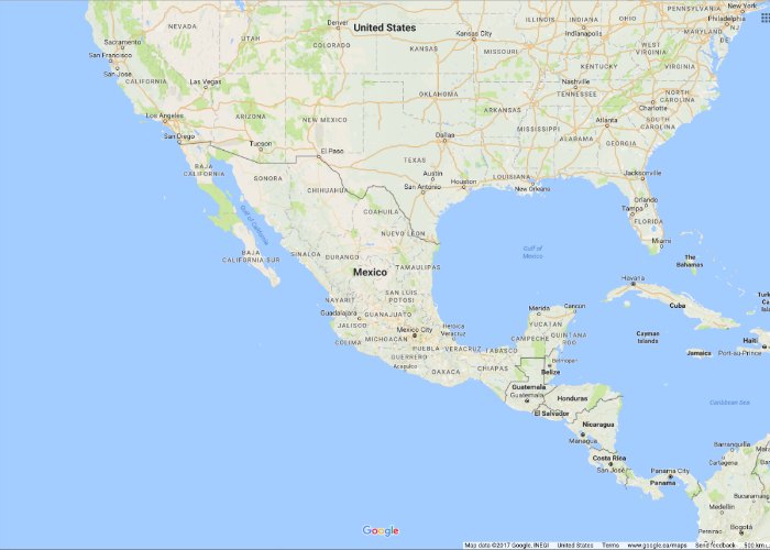 Mexico map