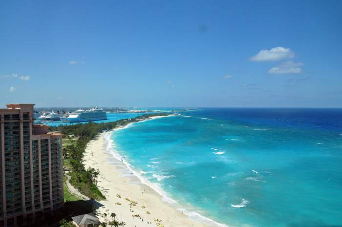Beach in Nassau, Bahamas
