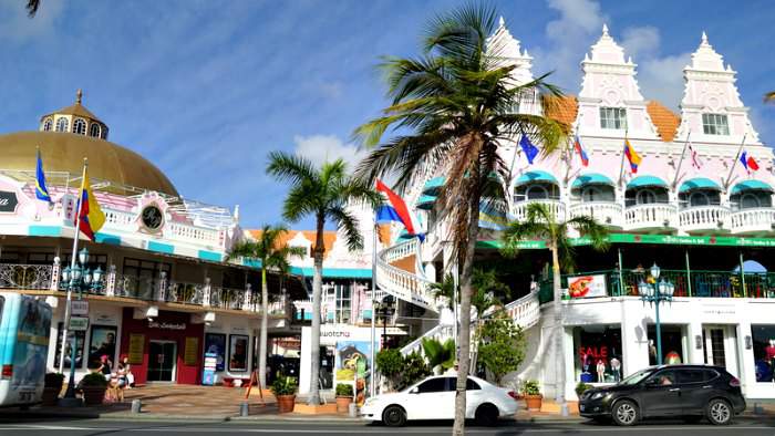 Oranjestad - capital city of Aruba