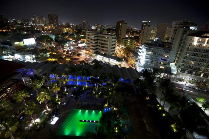 San Juan at night