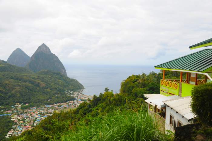 St. Lucia Piton mountains