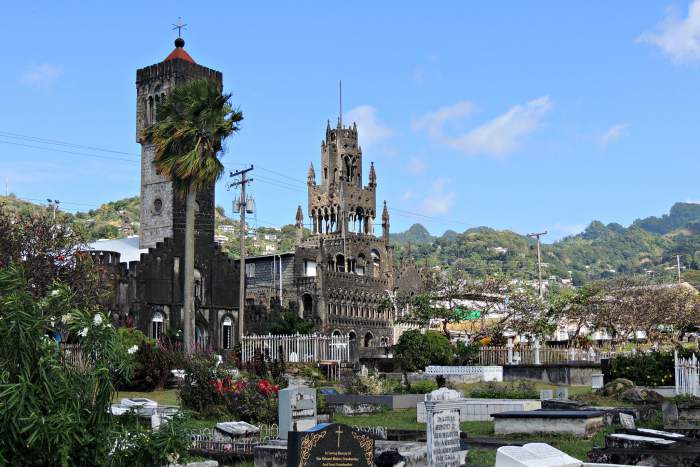 St. Mary's Cathedral Kingstown, capital of St. Vincent and The Grenadines