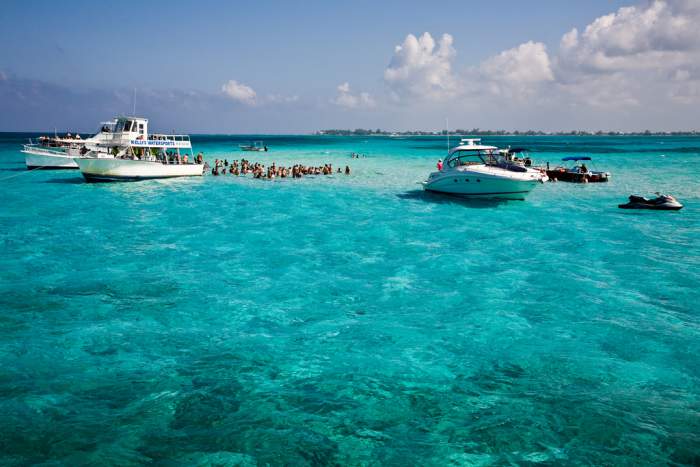 Stingray City on Grand Cayman Island