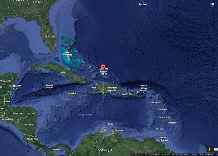 Turks and Caicos map