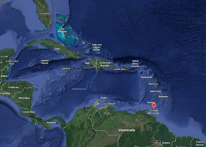 Where are Trinidad and Tobago on the map