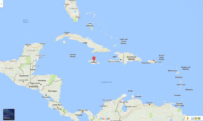 where-is-jamaica-on-the-map