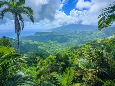 Yokahu Observation Tower  In El Yunque Rainforest