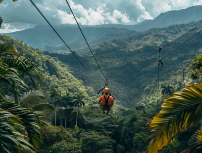 Ziplines  in Samana