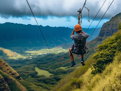 Zipline Tours In Oahu